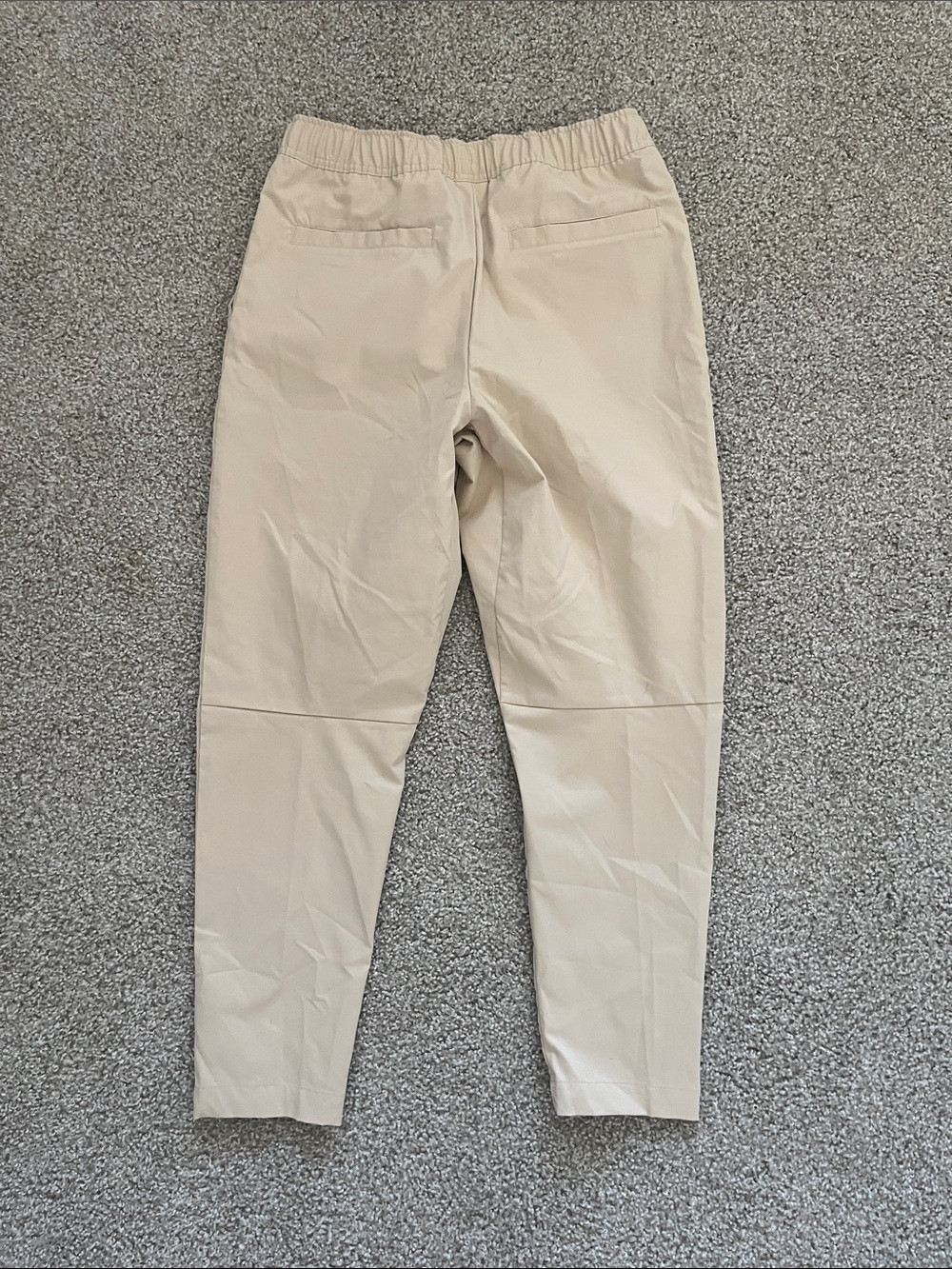 Men's Nike Beige Woven Tapered Leg Pants Size Medium - Picture 4 of 4